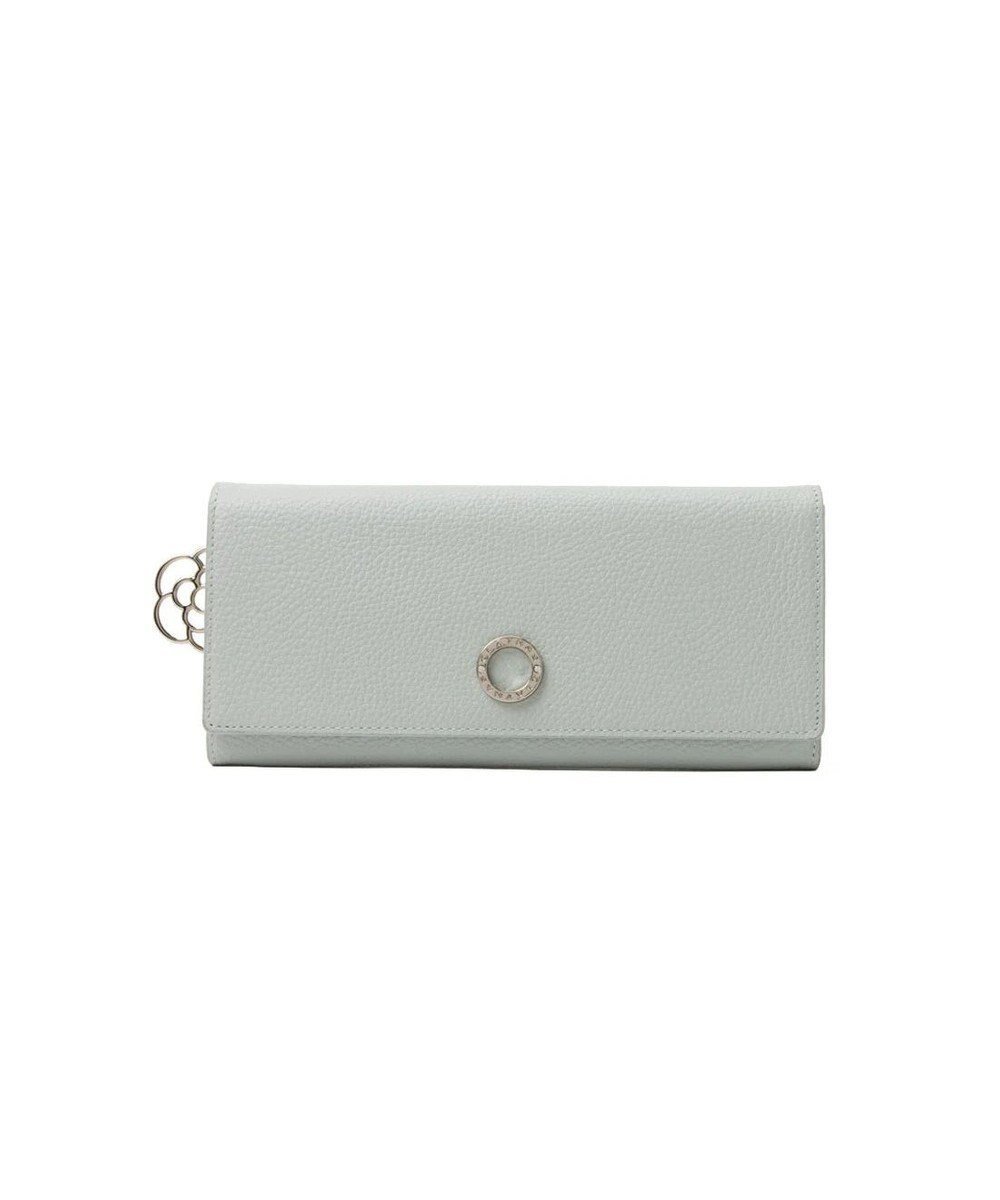 【クレイサス/CLATHAS】のカーラ かぶせ長財布 インテリア・キッズ・メンズ・レディースファッション・服の通販 founy(ファニー) ファッション Fashion レディースファッション Fashion for Women ミニ財布・二つ折り財布 Wallets & Card Cases ウォレット Wallet シルバー Silver, Metallic Silver チャーム Charm, Pendant エレガント 上品 Elegant 夏 Summer 財布 Wallet, Purse ライトブルー|ID: prp329100004866873 ipo3291000000036250758