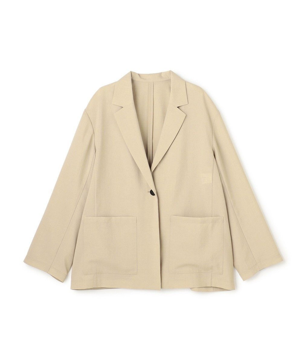 【アンフィーロ 自由区/UNFILO】のシアー オーバージャケット インテリア・キッズ・メンズ・レディースファッション・服の通販 founy(ファニー) 　ファッション　Fashion　レディースファッション　Fashion for Women　アウター　Coat / Outerwear Collection　レディースジャケット・軽アウター　Jackets　テーラードジャケット / 通勤・きれいめスタイル　Tailored Jackets & Blazers　春　Spring　軽量　Lightweight, Ultra Light　シアー　Sheer, See-Through　ジャケット　Jacket, Outerwear　長袖　Long Sleeve, Full Sleeve　メランジ　Melange, Mixed Yarn　S/S・春夏　SS, Spring/Summer, Warm Season　再入荷　Restock / Back in Stock　夏　Summer　新作・新入荷　New Arrivals / New In　ベージュ|ID: prp329100004866885 ipo3291000000036250849