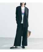 【アンフィーロ 自由区/UNFILO】の【セットアップ着用可】TENNEN TOUCH タックワイドパンツ ブラック|ID: prp329100004866886 ipo3291000000036250859