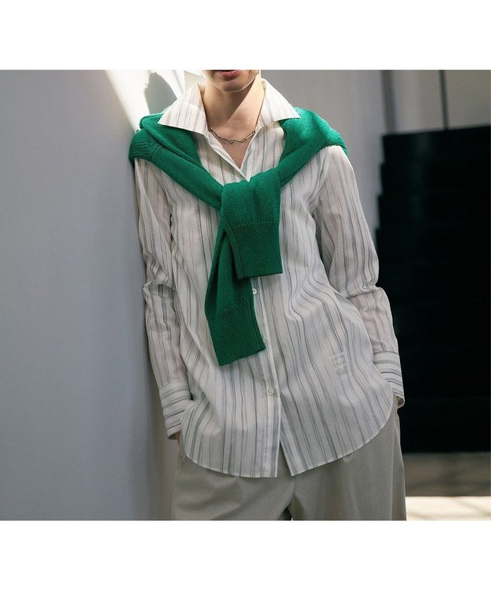 【アイシービー/iCB】の【30th ANNIVERSARY】 MILANOシャツ インテリア・キッズ・メンズ・レディースファッション・服の通販 founy(ファニー) https://founy.com/ ファッション Fashion レディースファッション Fashion for Women トップス・カットソー Cut & Sew Tops シャツ・ブラウス・オフィスカジュアル Elegant Blouses & Button-Ups イタリア Italy エレガント 上品 Elegant 春 Spring シアー Sheer, See-Through ジャケット Jacket, Outerwear ネップ Nepp, Slub Yarn ベーシック Basic, Essential S/S・春夏 SS, Spring/Summer, Warm Season 夏 Summer 2025年 2025 2025-2026秋冬・A/W Autumn/Winter 2025–26 AW25–26 2026年 2026 |ID: prp329100004866888 ipo3291000000036256827