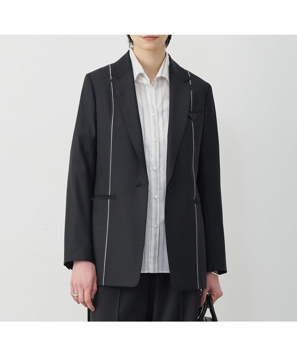 【アイシービー/iCB】の【30th ANNIVERSARY】Bahariyeインサイドアウト テーラードジャケット 人気、トレンドファッション・服の通販 founy(ファニー) ファッション Fashion レディースファッション Fashion for Women アウター Coat / Outerwear Collection レディースジャケット・軽アウター Jackets テーラードジャケット / 通勤・きれいめスタイル Tailored Jackets & Blazers 春 Spring ジャケット Jacket, Outerwear ストレッチ Stretch, Stretchy Fabric ストレート Straight, Straight Cut セットアップ Set-Up, Coordinated Outfit チェーン Chain, Chain Strap 定番 Standard, Basic Item ハンド Hand, Handmade パイピング Piping, Trim Design プリント Print, Printed Pattern ワイド Wide, Wide Fit S/S・春夏 SS, Spring/Summer, Warm Season おすすめ Recommended / Our Picks 夏 Summer 2025年 2025 2025-2026秋冬・A/W Autumn/Winter 2025–26 AW25–26 2026年 2026 other-1|ID: prp329100004866889 ipo3291000000036250882