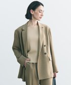 【アンフィーロ 自由区/UNFILO】のTENNEN TOUCH ダブルブレスト ジャケット 人気、トレンドファッション・服の通販 founy(ファニー) ファッション Fashion レディースファッション Fashion for Women アウター Coat / Outerwear Collection レディースジャケット・軽アウター Jackets テーラードジャケット / 通勤・きれいめスタイル Tailored Jackets & Blazers 春 Spring ショルダー Shoulder, Shoulder Strap ジャケット Jacket, Outerwear ストレッチ Stretch, Stretchy Fabric セットアップ Set-Up, Coordinated Outfit ダブル Double, Double-Breasted ドレープ Drape, Draping Fabric ドロップ Drop Shoulder, Dropped Style 定番 Standard, Basic Item マニッシュ Mannish, Boyish S/S・春夏 SS, Spring/Summer, Warm Season 夏 Summer ビジネス 仕事 通勤 Business / Work / Commuting thumbnail カーキ|ID: prp329100004866890 ipo3291000000036250891