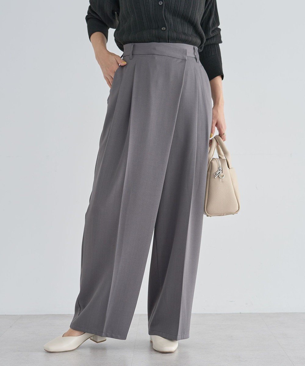 【グリーンパークス/Green Parks】のアシメウエストタックパンツ 人気、トレンドファッション・服の通販 founy(ファニー) ファッション Fashion レディースファッション Fashion for Women パンツ Pants & Trousers カットソー Cut and Sewn Top シンプル Simple, Minimal フロント Front, Front Design ポケット Pocket, Pocket Detail エレガント 上品 Elegant 夏 Summer 定番 Standard, Basic Item 春 Spring S/S・春夏 SS, Spring/Summer, Warm Season ビジネス 仕事 通勤 Business / Work / Commuting other-1|ID: prp329100004866893 ipo3291000000036250906