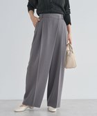 【グリーンパークス/Green Parks】のアシメウエストタックパンツ 人気、トレンドファッション・服の通販 founy(ファニー) ファッション Fashion レディースファッション Fashion for Women パンツ Pants & Trousers カットソー Cut and Sewn Top シンプル Simple, Minimal フロント Front, Front Design ポケット Pocket, Pocket Detail エレガント 上品 Elegant 夏 Summer 定番 Standard, Basic Item 春 Spring S/S・春夏 SS, Spring/Summer, Warm Season ビジネス 仕事 通勤 Business / Work / Commuting thumbnail Gray|ID: prp329100004866893 ipo3291000000036250908