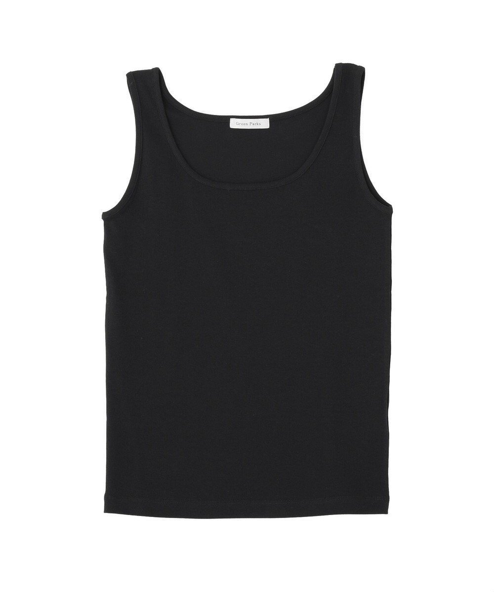 【グリーンパークス/Green Parks】の機能付テレコリブタンクトップ インテリア・キッズ・メンズ・レディースファッション・服の通販 founy(ファニー) ファッション Fashion レディースファッション Fashion for Women トップス・カットソー Cut & Sew Tops シンプル Simple, Minimal タンク Tank Top, Sleeveless Top フィット Fit, Slim Fit ベーシック Basic, Essential ポケット Pocket, Pocket Detail エレガント 上品 Elegant 夏 Summer 抗菌 Antibacterial, Bacteria-Resistant 春 Spring S/S・春夏 SS, Spring/Summer, Warm Season Black|ID: prp329100004866896 ipo3291000000036250933