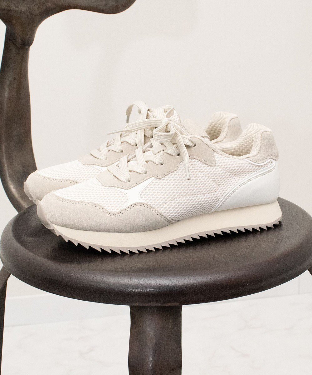 【ブリジット バーキン/Bridget Birkin】の【VINCULUM】スエードコンビ レースアップスニーカー インテリア・キッズ・メンズ・レディースファッション・服の通販 founy(ファニー) ファッション Fashion レディースファッション Fashion for Women クッション Cushion, Throw Pillow コンビ Combo, Combination Style シンプル Simple, Minimal スニーカー Sneakers, Trainers ミックス Mix, Mixed Style メッシュ Mesh, Net Fabric 春 Spring 軽量 Lightweight, Ultra Light アイボリーコンビ|ID: prp329100004866899 ipo3291000000036250961