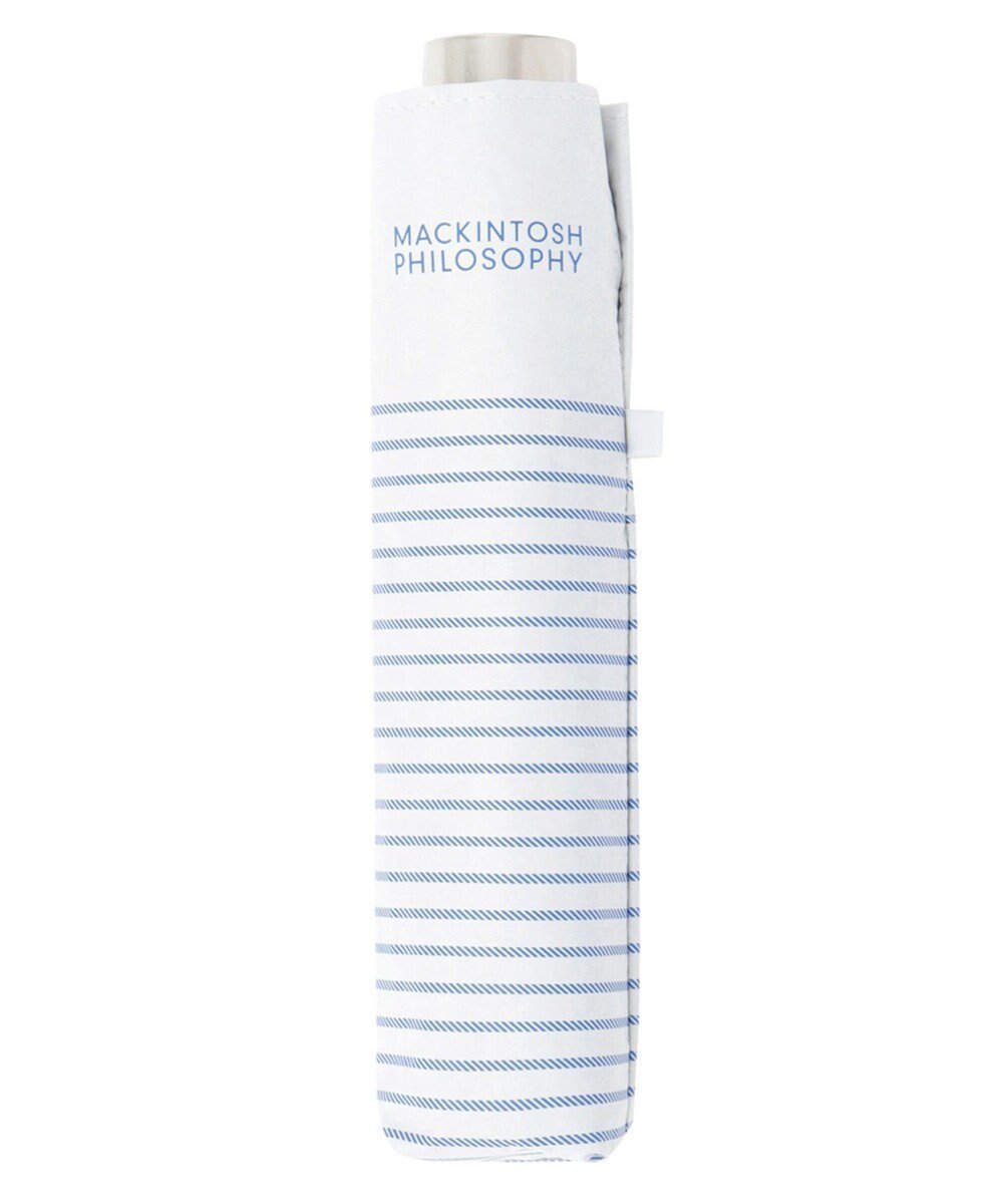 【ムーンバット/MOONBAT】の【フワクール生地使用/軽量】MACKINTOSH PHILOSOPHY 遮光 晴雨兼用 折りたたみ日傘 ボーダー インテリア・キッズ・メンズ・レディースファッション・服の通販 founy(ファニー) ファッション Fashion レディースファッション Fashion for Women レイングッズ・傘・晴雨兼用傘 Umbrellas & Rain Gear 傘 Umbrella, Parasol 軽量 Lightweight, Ultra Light スリム Slim, Slim Fit ボーダー Border, Stripe 日傘 Parasol, UV Umbrella エレガント 上品 Elegant ターコイズブルー|ID: prp329100004867007 ipo3291000000036254485