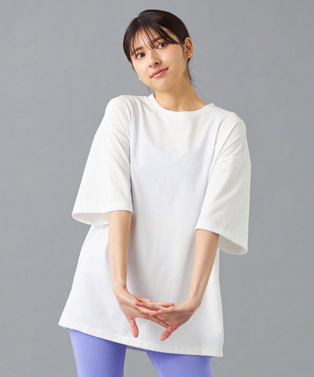 【チャコット/Chacott】のHandsomeCotton オーバーTシャツ 人気、トレンドファッション・服の通販 founy(ファニー) 　ファッション　Fashion　レディースファッション　Fashion for Women　トップス・カットソー　Cut & Sew Tops　シャツ・ブラウス・オフィスカジュアル　Elegant Blouses & Button-Ups　ロングTシャツ・Tシャツ　Longline T-Shirts & Tees　ショート　Short, Short Length　ジャケット　Jacket, Outerwear　ストレッチ　Stretch, Stretchy Fabric　デニム　Denim, Jeans Material　パーカー　Hoodie, Parka　ビッグ　Big, Oversized　リラックス　Relax, Relaxed Fit　レギンス　Leggings, Stretch Pants　 other-1|ID: prp329100004867008 ipo3291000000036254488