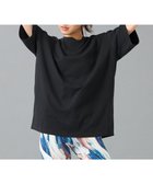 【チャコット/Chacott】のHandsomeCotton オーバーTシャツ 人気、トレンドファッション・服の通販 founy(ファニー) ファッション Fashion レディースファッション Fashion for Women トップス・カットソー Cut & Sew Tops シャツ・ブラウス・オフィスカジュアル Elegant Blouses & Button-Ups ロングTシャツ・Tシャツ Longline T-Shirts & Tees ショート Short, Short Length ジャケット Jacket, Outerwear ストレッチ Stretch, Stretchy Fabric デニム Denim, Jeans Material パーカー Hoodie, Parka ビッグ Big, Oversized リラックス Relax, Relaxed Fit レギンス Leggings, Stretch Pants thumbnail ブラック|ID: prp329100004867008 ipo3291000000036254490