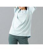 【チャコット/Chacott】のHandsomeCotton オーバーTシャツ 人気、トレンドファッション・服の通販 founy(ファニー) ファッション Fashion レディースファッション Fashion for Women トップス・カットソー Cut & Sew Tops シャツ・ブラウス・オフィスカジュアル Elegant Blouses & Button-Ups ロングTシャツ・Tシャツ Longline T-Shirts & Tees ショート Short, Short Length ジャケット Jacket, Outerwear ストレッチ Stretch, Stretchy Fabric デニム Denim, Jeans Material パーカー Hoodie, Parka ビッグ Big, Oversized リラックス Relax, Relaxed Fit レギンス Leggings, Stretch Pants thumbnail アイスグリーン|ID: prp329100004867008 ipo3291000000036254491