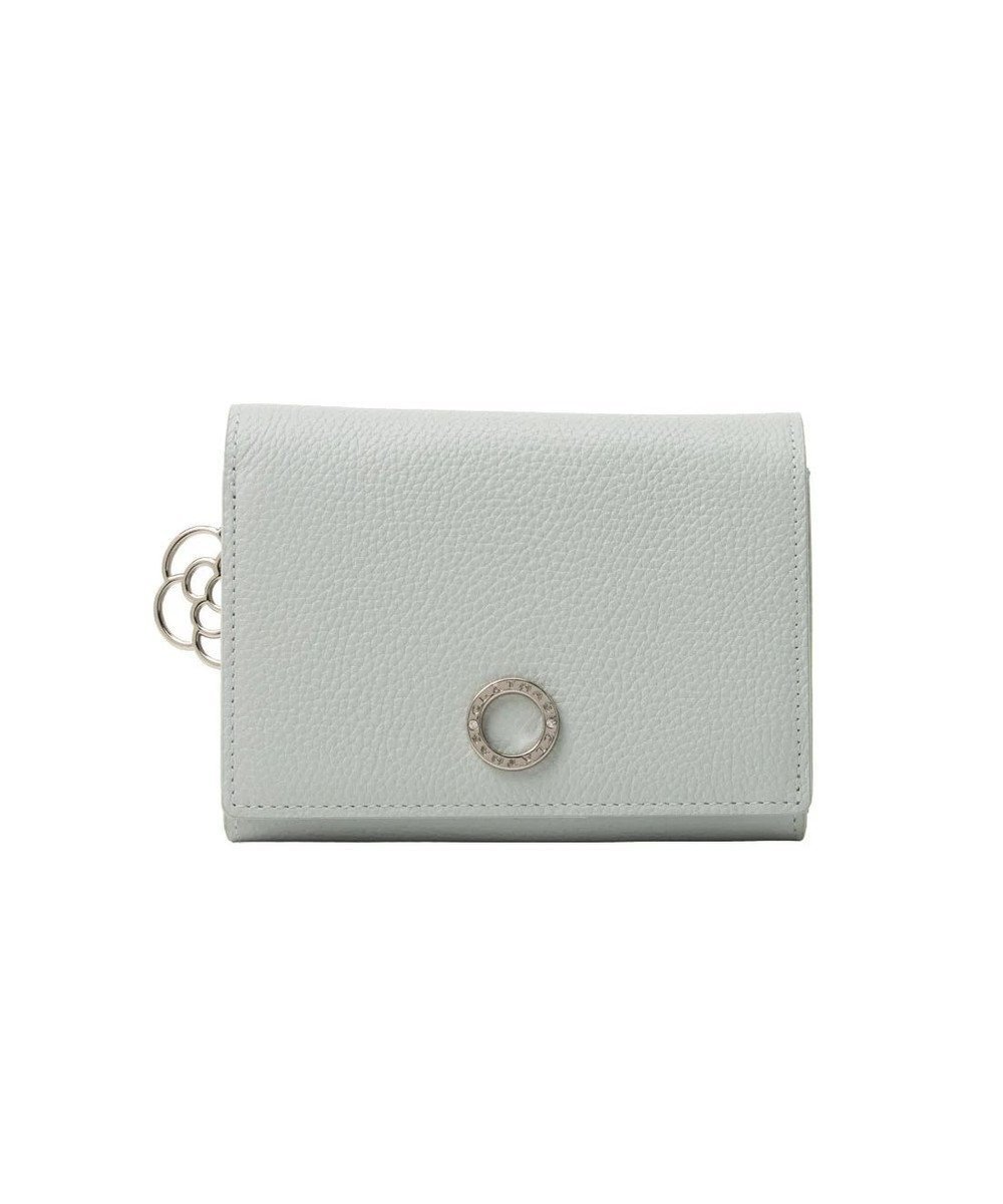 【クレイサス/CLATHAS】のカーラ 二つ折り財布 インテリア・キッズ・メンズ・レディースファッション・服の通販 founy(ファニー) 　ファッション　Fashion　レディースファッション　Fashion for Women　ミニ財布・二つ折り財布　Wallets & Card Cases　ウォレット　Wallet　シルバー　Silver, Metallic Silver　チャーム　Charm, Pendant　エレガント 上品　Elegant　夏　Summer　財布　Wallet, Purse　ライトブルー|ID: prp329100004867018 ipo3291000000036254548