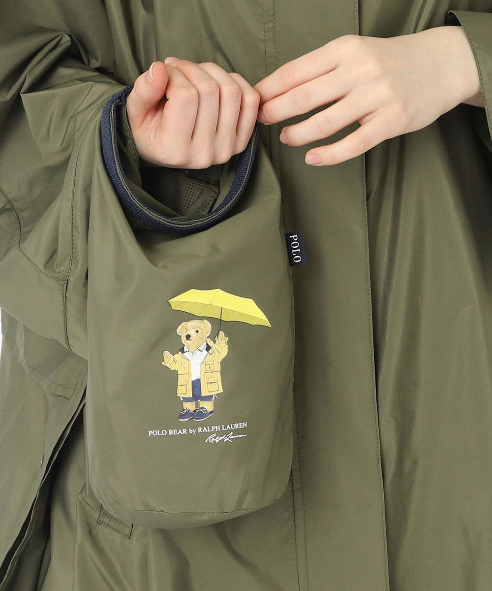 【ムーンバット/MOONBAT】のPOLO RALPH LAUREN レインポンチョ レインベア 50デニール生地/着丈98cm 収納袋付き インテリア・キッズ・メンズ・レディースファッション・服の通販 founy(ファニー) 　ファッション　Fashion　レディースファッション　Fashion for Women　アウター　Coat / Outerwear Collection　コート・ロングコート・ピーコート　Long Coats, Peacoats & More　ポンチョ・ケープコート　Ponchos & Capes　アイビー　Ivy Pattern　ニューヨーク　New York, NYC Style　ポンチョ　Poncho, Cape Style　カーキー|ID: prp329100004867019 ipo3291000000036254552