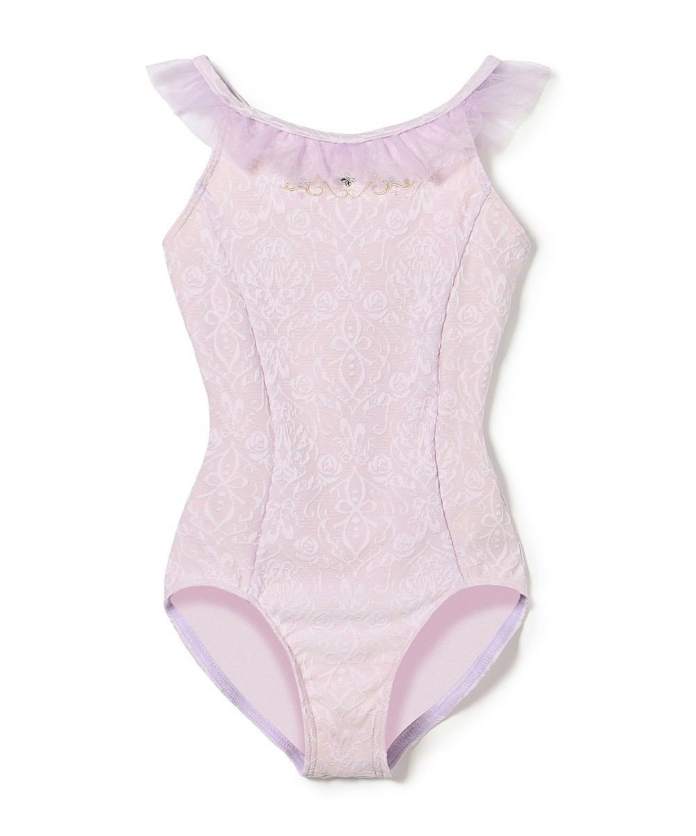 【チャコット/Chacott / KIDS】のキャミソールレオタード インテリア・キッズ・メンズ・レディースファッション・服の通販 founy(ファニー) 　ファッション　Fashion　キッズファッション　Fashion for Kids　キャミソール　Camisole, Spaghetti Strap Top　シューズ　Shoes, Footwear　ジャカード／ジャガード　Jacquard, Woven Pattern　ストーン　Stone, Gem-Like　チュール　Tulip, Tulip Motif　モチーフ　Motif, Design Theme　ラップ　Wrap, Wrap Design　リボン　Ribbon, Bow　アイリス|ID: prp329100004867024 ipo3291000000036254572