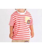 【ミキハウスホットビスケッツ/MIKI HOUSE HOT BISCUITS / KIDS】の【80-120cm】 ポケット付き 先染め ボーダー柄 半袖Tシャツ 人気、トレンドファッション・服の通販 founy(ファニー) ファッション Fashion キッズファッション Fashion for Kids トップス・カットソー Cut & Sew Tops カットソー Cut and Sewn Top シンプル Simple, Minimal ボーダー Border, Stripe ポケット Pocket, Pocket Detail 半袖 Short Sleeve, Half Sleeve 夏 Summer 定番 Standard, Basic Item 春 Spring S/S・春夏 SS, Spring/Summer, Warm Season thumbnail コーラルピンク|ID: prp329100004867029 ipo3291000000036254584