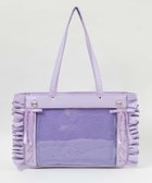 【ウィゴー/WEGO】の【痛バ&推し活グッズ】きらめきレースアップフリル痛バッグ 人気、トレンドファッション・服の通販 founy(ファニー) ファッション Fashion レディースファッション Fashion for Women バッグ Bags キーホルダー Keychain, Key Holder 軽量 Lightweight, Ultra Light サテン Satin, Glossy Fabric スマホ Smartphone, Mobile Device ダブル Double, Double-Breasted チャーム Charm, Pendant パール Pearl, Pearl Accent フリル Frill, Ruffle ポケット Pocket, Pocket Detail メッシュ Mesh, Net Fabric リボン Ribbon, Bow A/W・秋冬 Autumn/Winter 2024年 2024 スーツケース キャリーケース Suitcase / Carry Case 2024-2025秋冬・A/W Autumn/Winter 2024–25 AW24–25 thumbnail ライトパープル|ID: prp329100004867031 ipo3291000000036254596