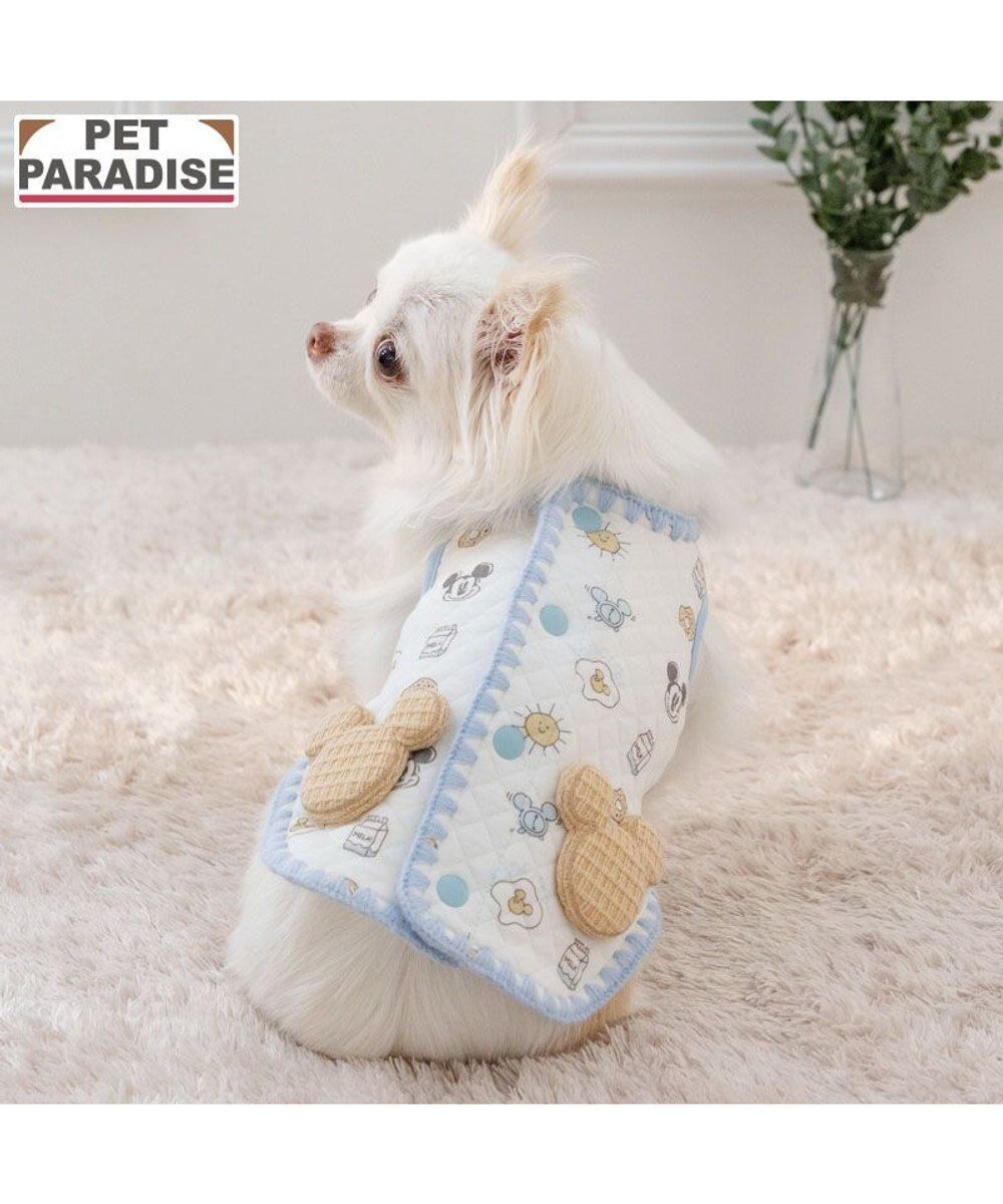 【ペットパラダイス/PET PARADISE / GOODS】のディズニー ミッキーマウス ベスト 《パン柄》 小型犬 インテリア・キッズ・メンズ・レディースファッション・服の通販 founy(ファニー) 　ベスト　Vest, Waistcoat　夏　Summer　春　Spring　S/S・春夏　SS, Spring/Summer, Warm Season　犬　Dog　ホーム・キャンプ・アウトドア・お取り寄せ　Home Living / Home & Lifestyle / Camping Gear / Outdoor Camping　ペットグッズ　Pet Supplies　ホワイト|ID: prp329100004867032 ipo3291000000036254602