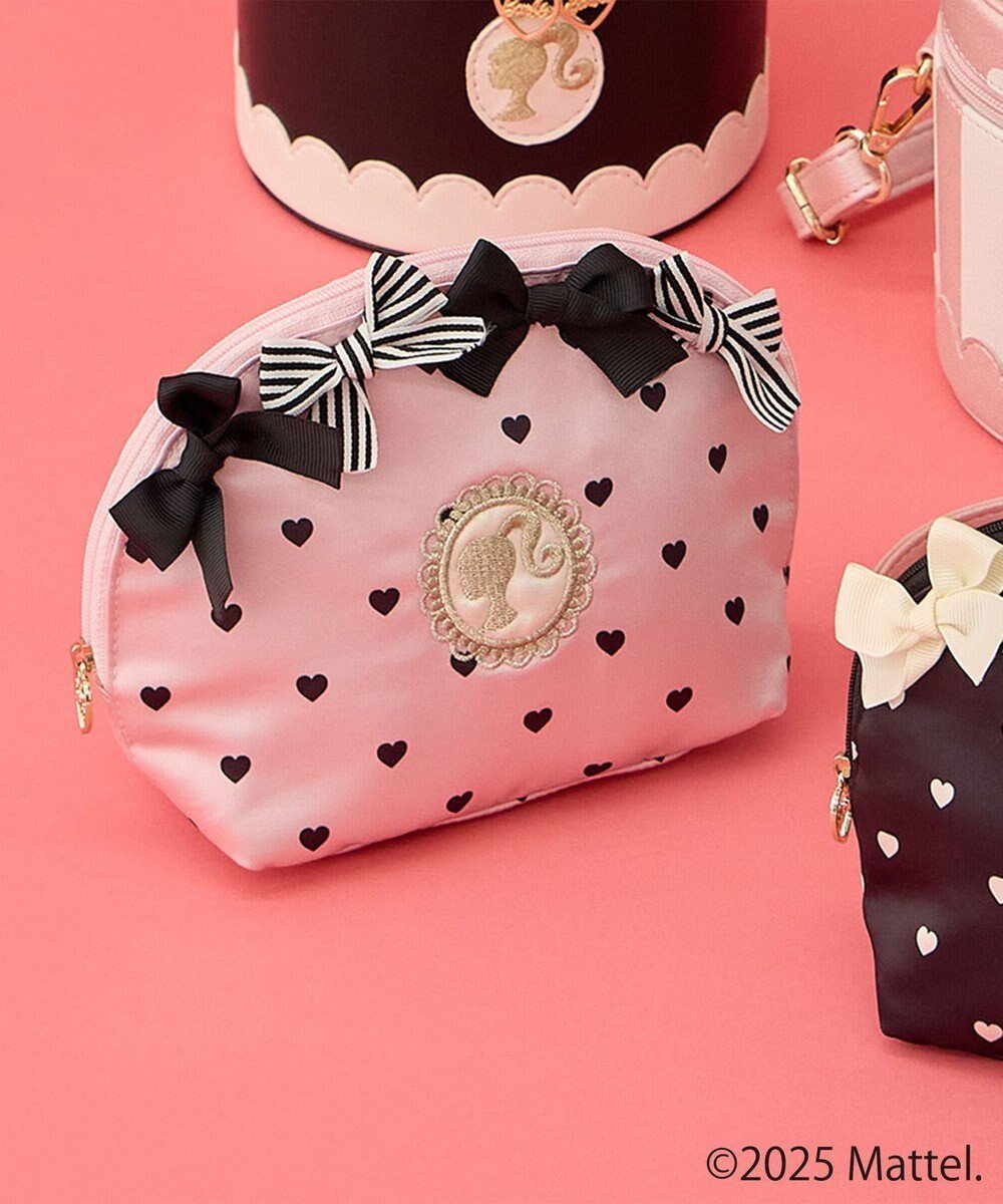 【エニィ/ANY / KIDS】の【Barbie(TM)】リボン ラウンドポーチ 人気、トレンドファッション・服の通販 founy(ファニー) 　ファッション　Fashion　キッズファッション　Fashion for Kids　ジャケット　Jacket, Outerwear　スマホ　Smartphone, Mobile Device　財布　Wallet, Purse　チャーム　Charm, Pendant　デニム　Denim, Jeans Material　フロント　Front, Front Design　プリント　Print, Printed Pattern　ポケット　Pocket, Pocket Detail　ポーチ　Pouch, Small Case　ラウンド　Round, Round Neck　リボン　Ribbon, Bow　おすすめ　Recommended / Our Picks　ギフト プレゼント　Gift / Present　 other-1|ID: prp329100004867035 ipo3291000000036254612