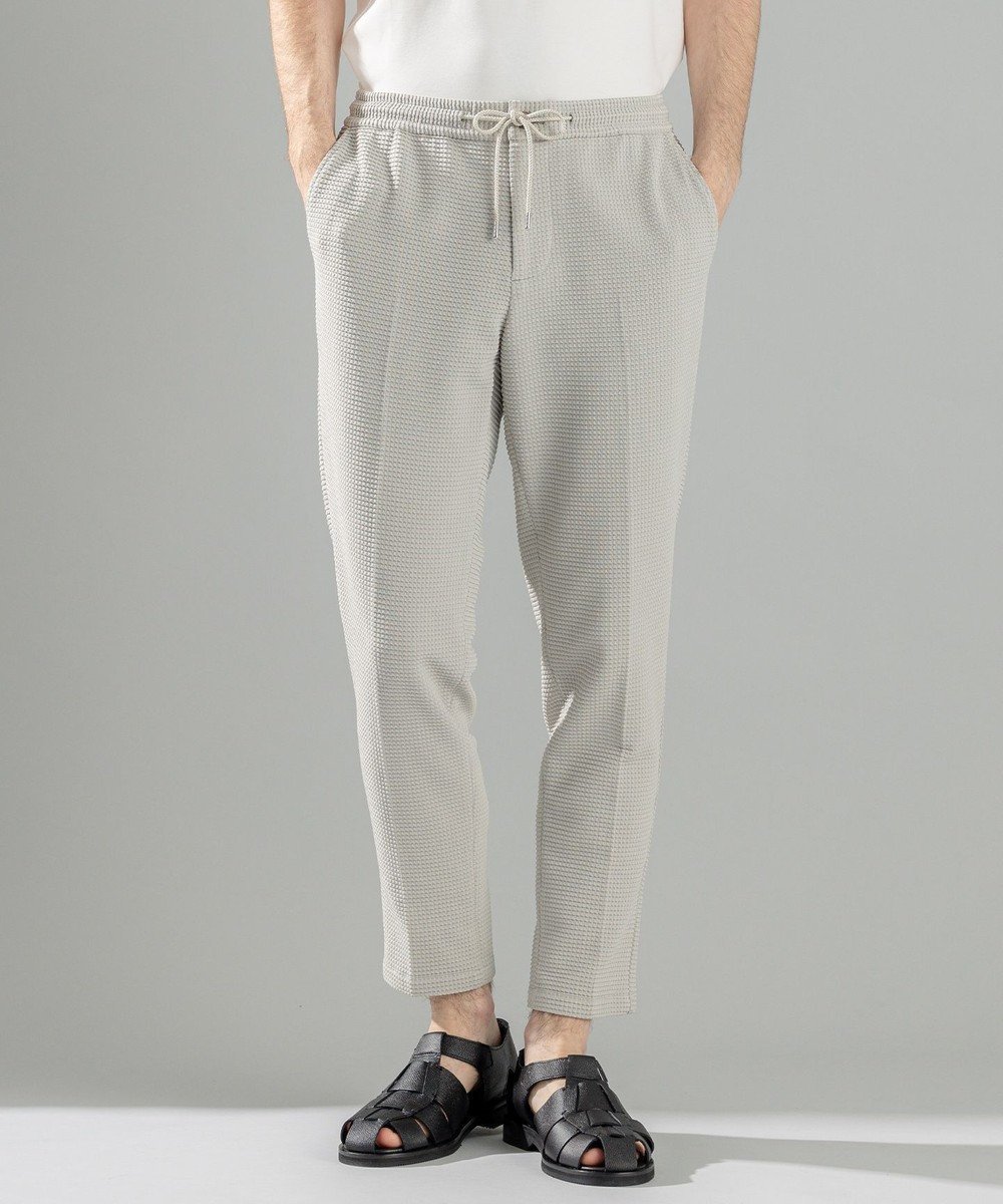 【ジョゼフ オム/JOSEPH HOMME / MEN】の新色追加 【オリジナル素材/シワになりにくい/ウエストゴム仕様】ライトタックジャージー イージーパンツ/PEGG EASY インテリア・キッズ・メンズ・レディースファッション・服の通販 founy(ファニー) 　ファッション　Fashion　メンズファッション　Fashion for Men　ボトムス　Bottoms　春　Spring　カットソー　Cut and Sewn Top　テーパード　Tapered, Tapered Pants　ドローコード　Drawcord, Drawstring Cord　ポケット　Pocket, Pocket Detail　ループ　Loop, Loop Knit　レギュラー　Regular, Standard Fit　S/S・春夏　SS, Spring/Summer, Warm Season　夏　Summer　アイボリー系|ID: prp329100004867043 ipo3291000000036254643