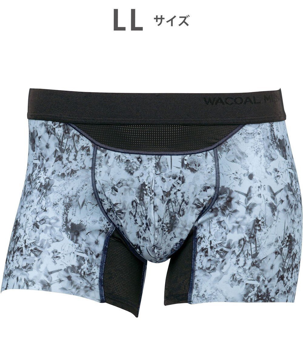 【ワコール/Wacoal / MEN】のWACOAL MEN 【ダブルエアスルーパンツ】 ボクサーパンツ 風が通ってムレ軽減。 フロント快適グラマラス フリーなカッティング(裾部分) 前閉じ 下着 メンズ WT3323 /ワコールメン インテリア・キッズ・メンズ・レディースファッション・服の通販 founy(ファニー) 　ファッション　Fashion　メンズファッション　Fashion for Men　ボトムス　Bottoms　アンダー　Underwear Essentials　カッティング　Cutting Detail　グラフィック　Graphic, Graphic Design　抗菌　Antibacterial, Bacteria-Resistant　ストレッチ　Stretch, Stretchy Fabric　トレンド　Trend, Trending Now　フィット　Fit, Slim Fit　フロント　Front, Front Design　メンズ　Men's, Menswear　モノトーン　Monotone, Black and White　ブラック|ID: prp329100004867048 ipo3291000000036254673