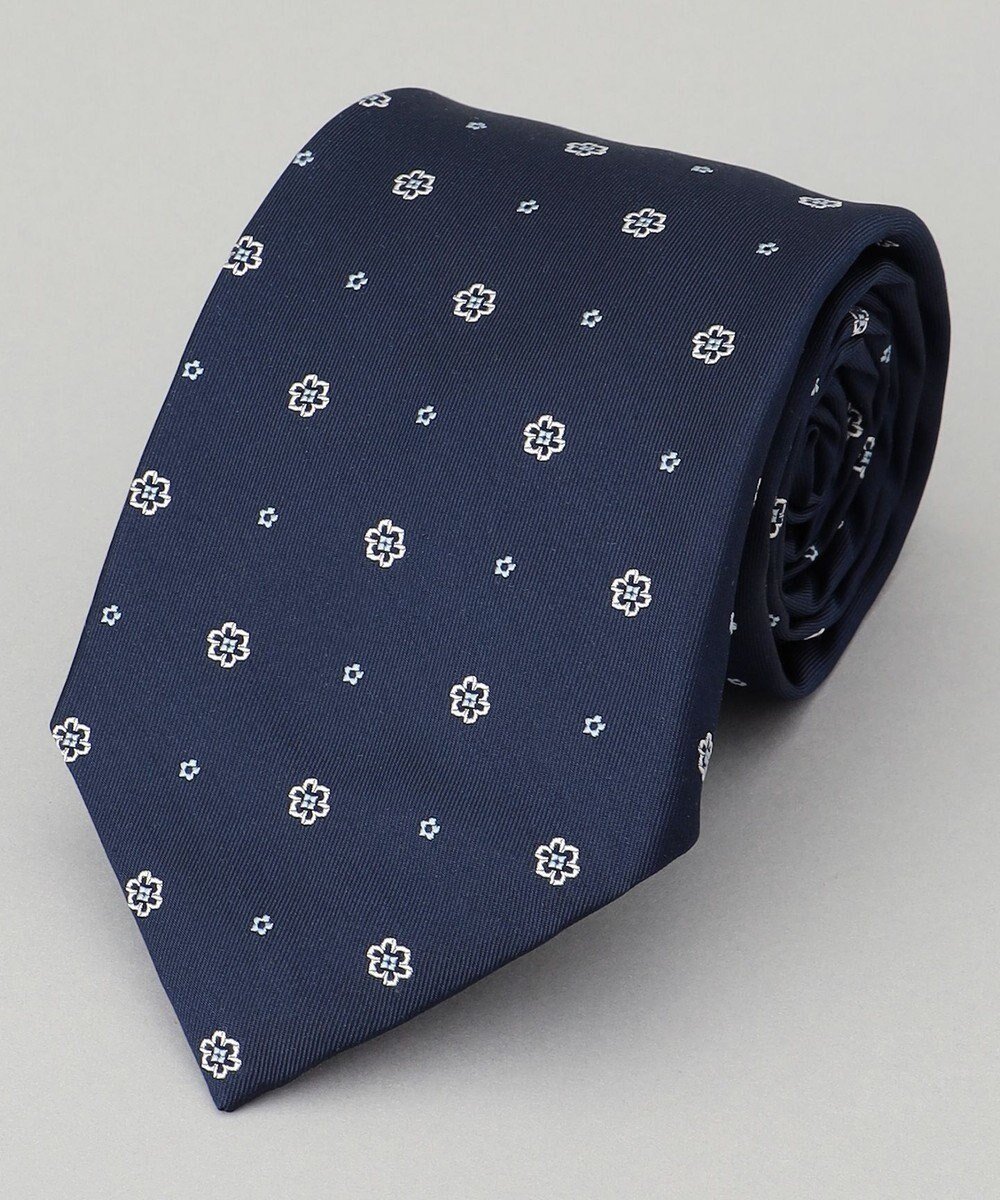 【五大陸/gotairiku / MEN】のGOTAIRIKU別注【日本製】シルク ネクタイ_小紋柄 インテリア・キッズ・メンズ・レディースファッション・服の通販 founy(ファニー) ファッション Fashion メンズファッション Fashion for Men コレクション Collection, Seasonal Line シルク Silk, 100% Silk シンプル Simple, Minimal スーツ Suit, Formalwear 別注 Limited Edition, Custom Order モダン Modern, Contemporary A/W・秋冬 Autumn/Winter 日本製 Made In Japan ネイビー系8|ID: prp329100004867071 ipo3291000000036254762