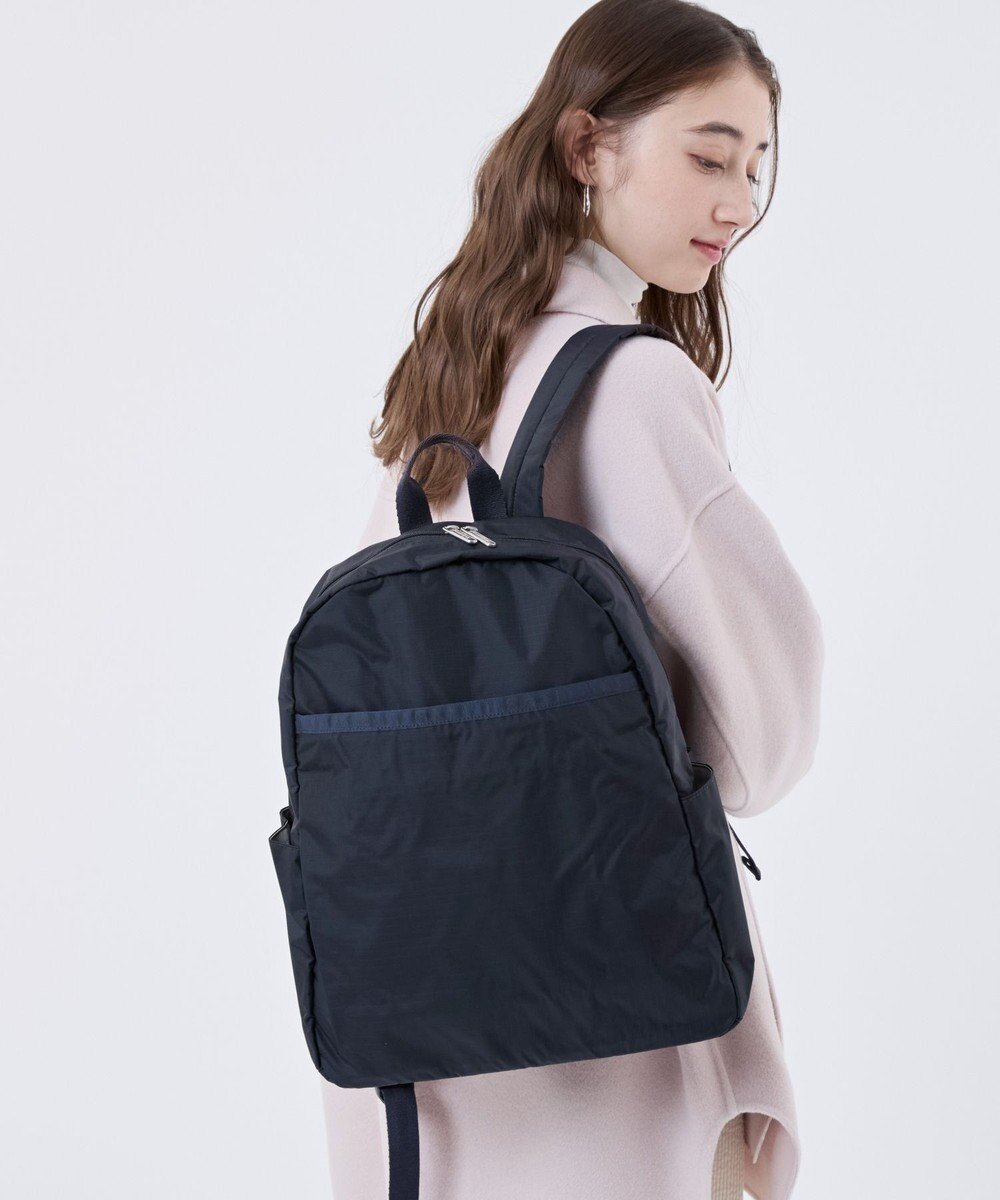【レスポートサック/LeSportsac】のDAILY BACKPACK/ディープシーブルー 人気、トレンドファッション・服の通販 founy(ファニー) 　ファッション　Fashion　レディースファッション　Fashion for Women　バッグ　Bags　アウトドア　Outdoor Clothing　軽量　Lightweight, Ultra Light　シンプル　Simple, Minimal　トラベル　Travel, Travel Gear　プリント　Print, Printed Pattern　ポケット　Pocket, Pocket Detail　無地　Plain, Solid Color　リュック　Backpack, Rucksack　おすすめ　Recommended / Our Picks　旅行　Travel　ビジネス 仕事 通勤　Business / Work / Commuting　 other-1|ID: prp329100004867075 ipo3291000000036254783
