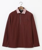 【ジョセフ アブード/JOSEPH ABBOUD / MEN】の【サスティナブル】オーガニックコットンダディ ポロ 人気、トレンドファッション・服の通販 founy(ファニー) ファッション Fashion メンズファッション Fashion for Men トップス・カットソー Cut & Sew Tops メンズシャツ Shirts ポロシャツ / きれいめカジュアルスタイル Polo Shirts インド Indian Textile インナー Innerwear カフス Cuff Design 鹿の子 Piqué, Kanoko Fabric シンプル Simple, Minimal ジャケット Jacket, Outerwear ポロシャツ Polo Shirt, Collared Tee リラックス Relax, Relaxed Fit A/W・秋冬 Autumn/Winter エレガント 上品 Elegant ギフト プレゼント Gift / Present thumbnail レッド系|ID: prp329100004867076 ipo3291000000036254787