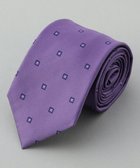 【五大陸/gotairiku / MEN】のGOTAIRIKU別注【日本製】シルク ネクタイ_小紋柄 人気、トレンドファッション・服の通販 founy(ファニー) ファッション Fashion メンズファッション Fashion for Men 春 Spring コレクション Collection, Seasonal Line シルク Silk, 100% Silk スーツ Suit, Formalwear 別注 Limited Edition, Custom Order S/S・春夏 SS, Spring/Summer, Warm Season 日本製 Made In Japan 夏 Summer 2026年 2026 thumbnail パープル系8|ID: prp329100004867077 ipo3291000000036254792
