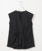 【23区/NIJYUSANKU】の【GOLD LABEL】ファインスムースジャージー カシュクールデザイン カットソー 人気、トレンドファッション・服の通販 founy(ファニー) ファッション Fashion レディースファッション Fashion for Women トップス・カットソー Cut & Sew Tops シャツ・ブラウス・オフィスカジュアル Elegant Blouses & Button-Ups ロングTシャツ・Tシャツ Longline T-Shirts & Tees カットソー・ベーシックTシャツ Cut-and-Sewn Tops / Stretch Tees & Basics 春 Spring 秋 Autumn カットソー Cut and Sewn Top コンパクト Compact, Small Size シンプル Simple, Minimal なめらか Smooth, Silky Texture フォルム Silhouette, Form フレア Flare, Flared ボトム Bottoms, Lower Wear ワイド Wide, Wide Fit S/S・春夏 SS, Spring/Summer, Warm Season 夏 Summer エレガント 上品 Elegant 2025年 2025 2025春夏・S/S Spring/Summer 2025 SS25 thumbnail ブラック系|ID: prp329100004867089 ipo3291000000036255005