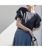 【組曲/KUMIKYOKU】のカールマイヤーフリル ブラウス 人気、トレンドファッション・服の通販 founy(ファニー) ファッション Fashion レディースファッション Fashion for Women トップス・カットソー Cut & Sew Tops シャツ・ブラウス・オフィスカジュアル Elegant Blouses & Button-Ups エレガント 上品 Elegant 春 Spring キュプラ Cupro, Eco Fabric ドレープ Drape, Draping Fabric フリル Frill, Ruffle ボトム Bottoms, Lower Wear リラックス Relax, Relaxed Fit S/S・春夏 SS, Spring/Summer, Warm Season 夏 Summer thumbnail ネイビー系|ID: prp329100004867095 ipo3291000000036255100