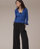 【グレース コンチネンタル/GRACE CONTINENTAL】のシアーフリルニットカーディガン 人気、トレンドファッション・服の通販 founy(ファニー) ファッション Fashion レディースファッション Fashion for Women トップス・カットソー Cut & Sew Tops ニット Knit Tops & Sweaters カーディガン・羽織り Layered Style Cardigans アンサンブル Ensemble Set 春 Spring カーディガン Cardigan, Knitwear シアー Sheer, See-Through トレンド Trend, Trending Now フェミニン Feminine, Girly フリル Frill, Ruffle S/S・春夏 SS, Spring/Summer, Warm Season おすすめ Recommended / Our Picks 夏 Summer thumbnail ブルー|ID: prp329100004867099 ipo3291000000036255171