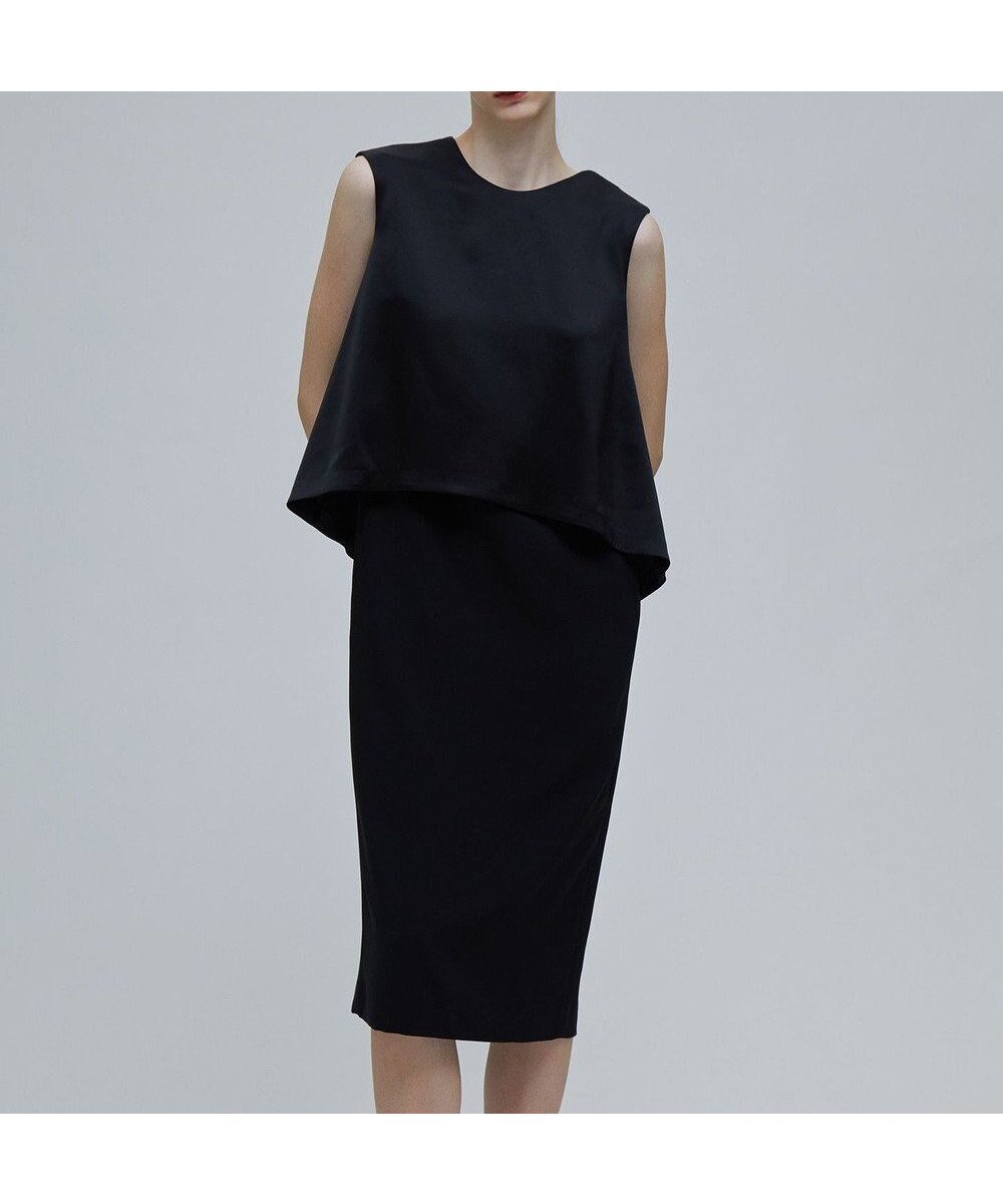 【ベイジ,/BEIGE,】のSARAH / ノースリーブドレス インテリア・キッズ・メンズ・レディースファッション・服の通販 founy(ファニー) ファッション Fashion レディースファッション Fashion for Women ワンピース Dresses フォーマル・パーティードレス・結婚式用ドレス Elegant & Casual Dresses コンパクト Compact, Small Size コンビ Combo, Combination Style サテン Satin, Glossy Fabric ストレッチ Stretch, Stretchy Fabric セレモニー Ceremony ダブル Double, Double-Breasted ドレス Dress, One-Piece ノースリーブ Sleeveless, No-Sleeve エレガント 上品 Elegant 夏 Summer S/S・春夏 SS, Spring/Summer, Warm Season A/W・秋冬 Autumn/Winter Black|ID: prp329100004867100 ipo3291000000036255181