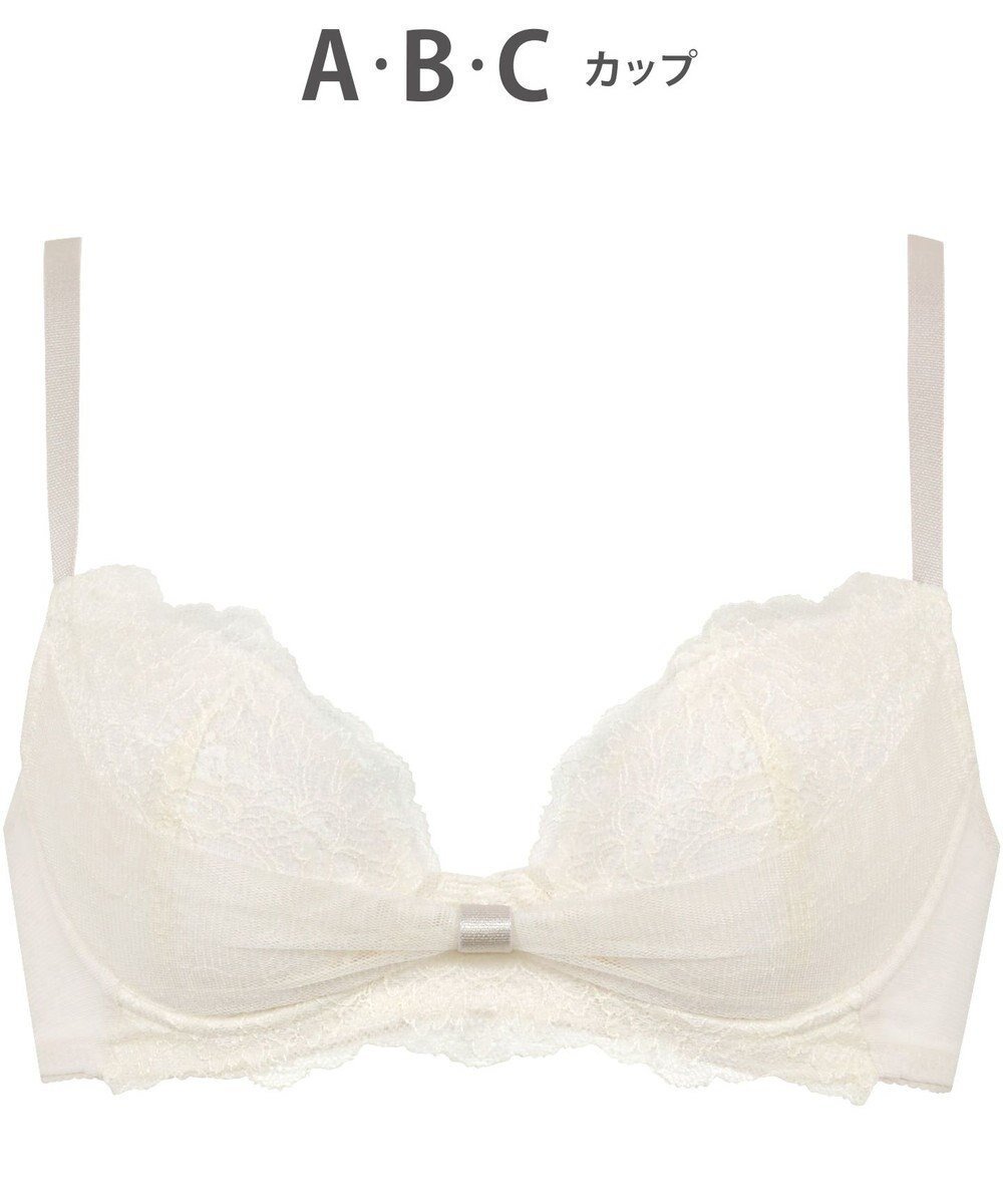 【ワコール/WACOAL】の【ファーストリボンブラ】 ブラジャー 【若い世代の体型特徴を考えた設計仕様】 きれいな谷間をメイクしてキープ まるみのあるシルエット レディース BRB409 /ワコール インテリア・キッズ・メンズ・レディースファッション・服の通販 founy(ファニー) 　ファッション　Fashion　レディースファッション　Fashion for Women　おすすめ　Recommended / Our Picks　アンダー　Underwear Essentials　ブラジャー　Bra, Lingerie　リボン　Ribbon, Bow　レース　Lace, Lace Fabric　ワイヤー　Wire, Wired Bra　アイボリー|ID: prp329100004867106 ipo3291000000036255219
