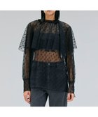 【ベイジ,/BEIGE,】の【洗える・Oggi 11月号掲載】CLOVIS / ケープデザイン総レースブラウス Black|ID: prp329100004867108 ipo3291000000036255228