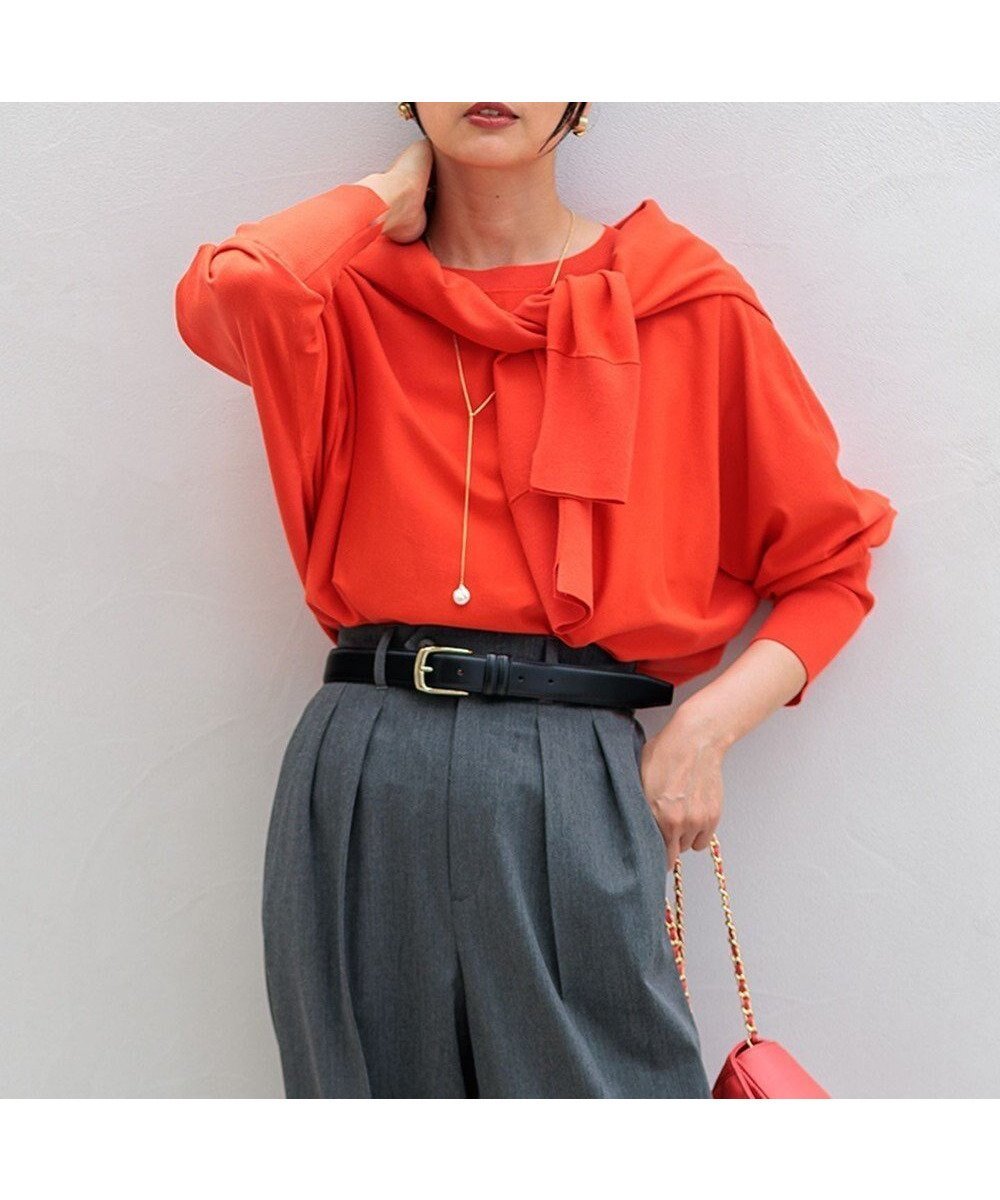 【23区/NIJYUSANKU】の【洗える/ご好評につきカラー追加】ヴィスコースストレッチ ドルマン ニット インテリア・キッズ・メンズ・レディースファッション・服の通販 founy(ファニー) ファッション Fashion レディースファッション Fashion for Women トップス・カットソー Cut & Sew Tops ニット Knit Tops & Sweaters イエロー Yellow 洗える Machine Washable ストレッチ Stretch, Stretchy Fabric スリット Slit, Slit Detail セットアップ Set-Up, Coordinated Outfit セーター Sweater, Knitwear 人気 Popular, Best Seller A/W・秋冬 Autumn/Winter おすすめ Recommended / Our Picks 2024年 2024 2024-2025秋冬・A/W Autumn/Winter 2024–25 AW24–25 レッド系|ID: prp329100004867115 ipo3291000000036255283