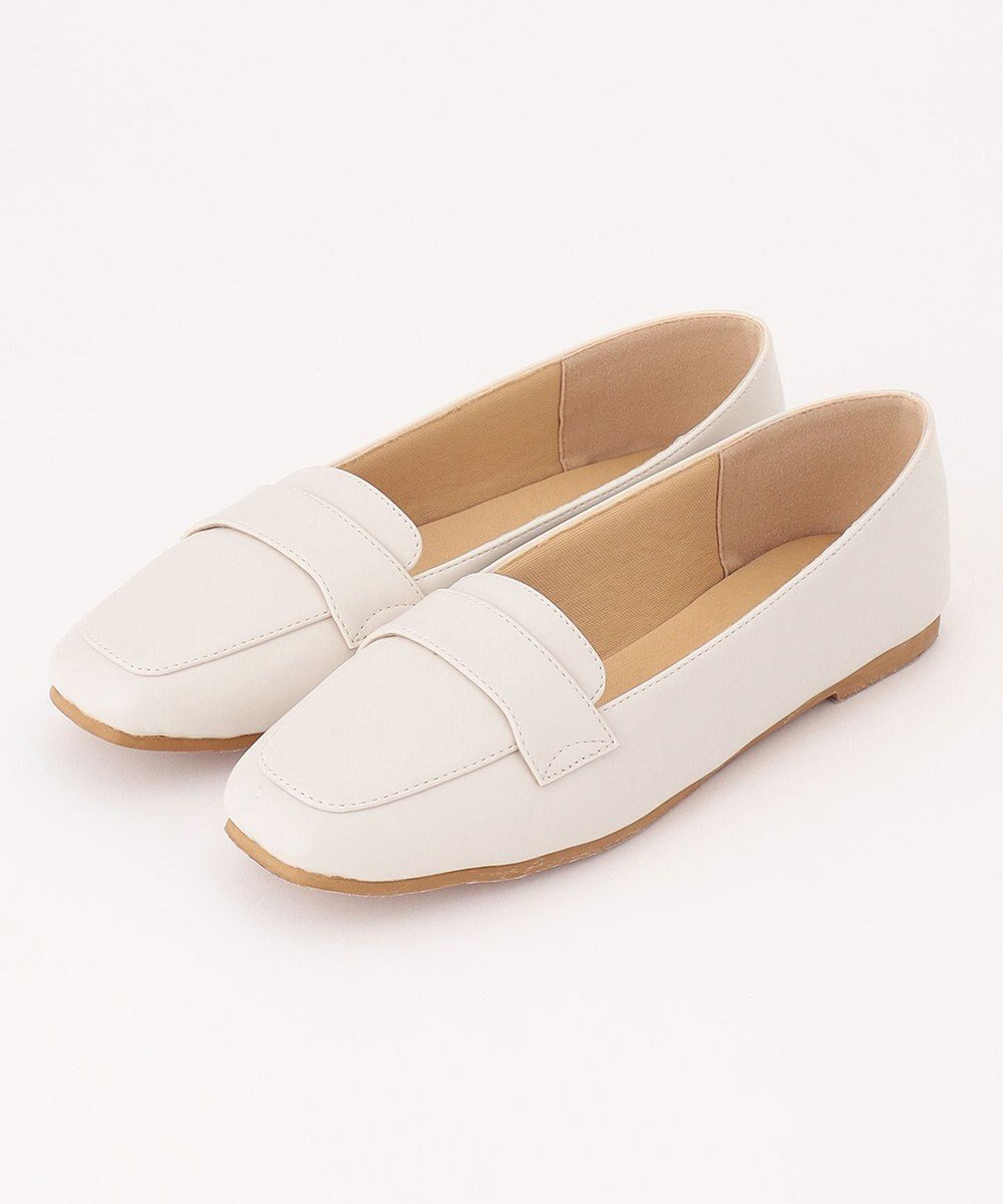 【エニー/ANY】の走れるローファースリッポン インテリア・キッズ・メンズ・レディースファッション・服の通販 founy(ファニー) 　ファッション　Fashion　レディースファッション　Fashion for Women　インソール　Shoe Insole　今季　This Season, Current Season　シューズ　Shoes, Footwear　シルバー　Silver, Metallic Silver　シンプル　Simple, Minimal　トレンド　Trend, Trending Now　人気　Popular, Best Seller　フィット　Fit, Slim Fit　A/W・秋冬　Autumn/Winter　S/S・春夏　SS, Spring/Summer, Warm Season　再入荷　Restock / Back in Stock　夏　Summer　ビジネス 仕事 通勤　Business / Work / Commuting　オフホワイト|ID: prp329100004867129 ipo3291000000036255368