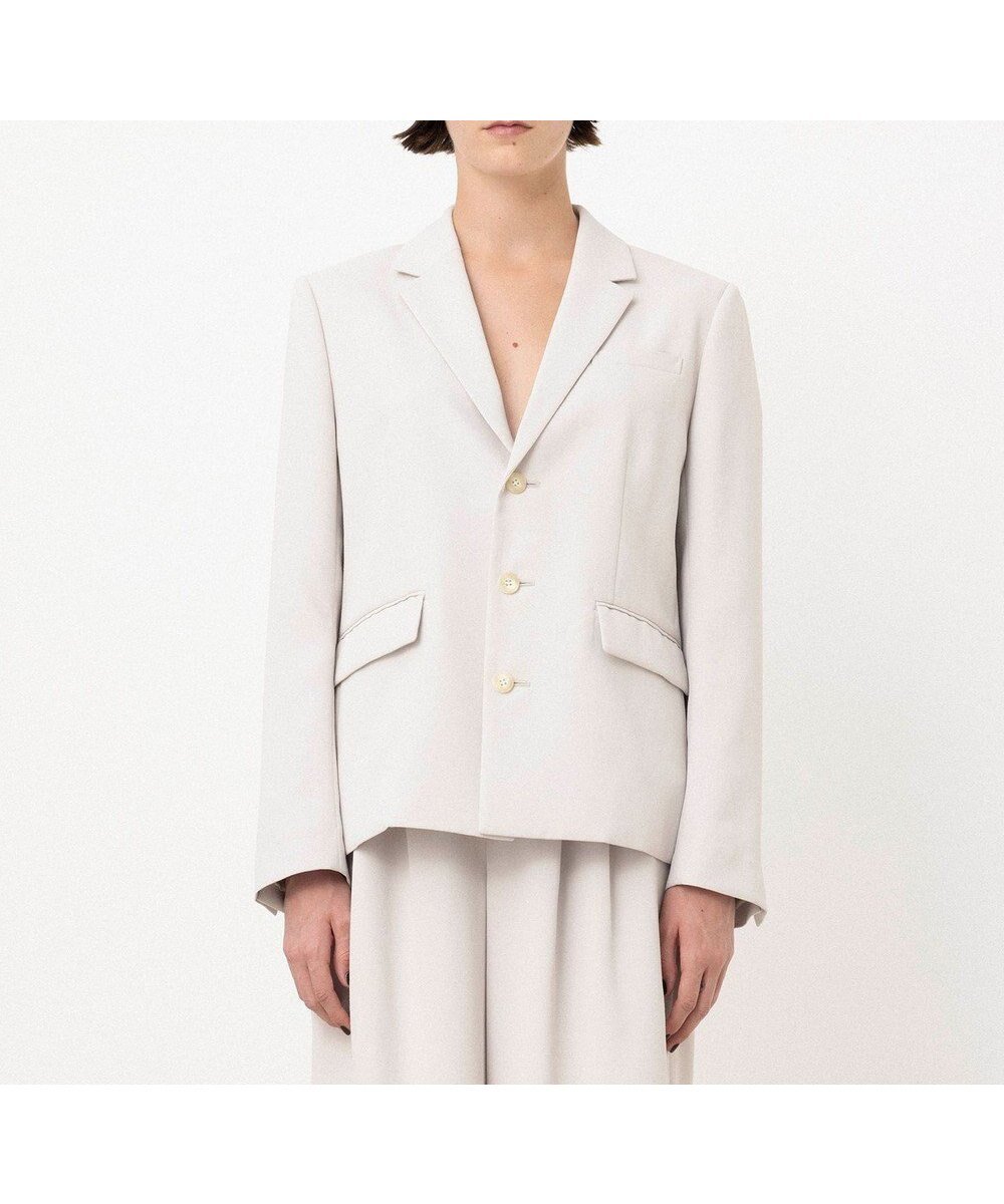 【ネイヴ/NAVE】の【ReNAVE・洗える/UVカット】スパンポリエステル ジャケット インテリア・キッズ・メンズ・レディースファッション・服の通販 founy(ファニー) 　雑誌掲載アイテム　Magazine Picks & Fashion Features　ファッション雑誌　Fashion Magazines　バイラ　BAILA　オッジ　Oggi　ジゼル　GISELe　オトナミューズ　otona MUSE　ファッション　Fashion　レディースファッション　Fashion for Women　アウター　Coat / Outerwear Collection　レディースジャケット・軽アウター　Jackets　テーラードジャケット / 通勤・きれいめスタイル　Tailored Jackets & Blazers　インナー　Innerwear　洗える　Machine Washable　秋　Autumn　クラシック　Classic, Timeless Style　コンパクト　Compact, Small Size　10月号　October Issue　11月号　November Issue　ジャケット　Jacket, Outerwear　スーツ　Suit, Formalwear　セットアップ　Set-Up, Coordinated Outfit　雑誌　Magazine, Fashion Magazine　タンク　Tank Top, Sleeveless Top　ツイル　Twist, Twisted Detail　2月号　February Issue, Feb. Edition　ボックス　Boxy, Box Shape　メンズ　Men's, Menswear　ワイド　Wide, Wide Fit　A/W・秋冬　Autumn/Winter　おすすめ　Recommended / Our Picks　ベージュ系|ID: prp329100004867138 ipo3291000000036255421