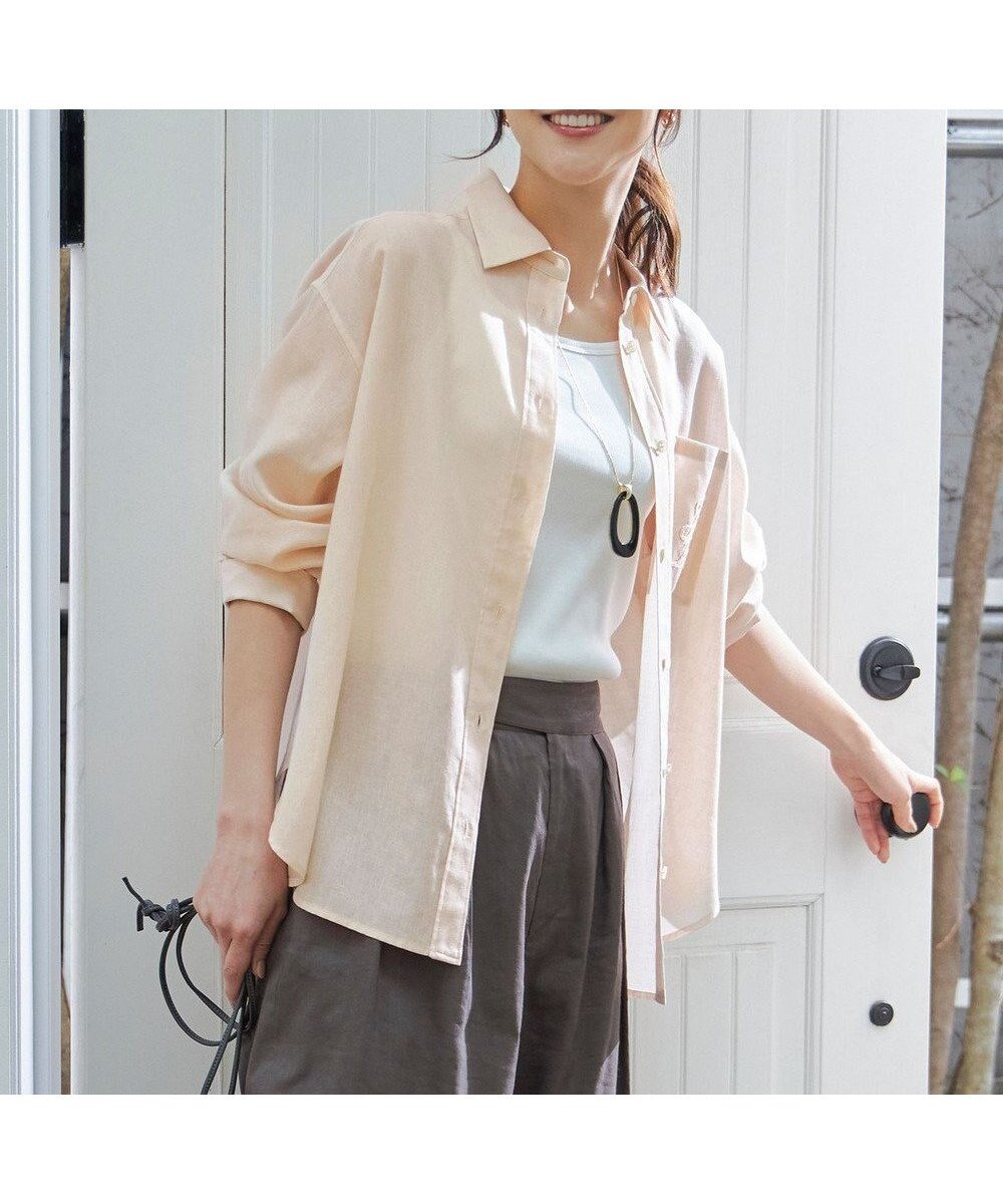【自由区/JIYU-KU】の【洗える】テンセルリネンベーシック シャツ インテリア・キッズ・メンズ・レディースファッション・服の通販 founy(ファニー) ファッション Fashion レディースファッション Fashion for Women トップス・カットソー Cut & Sew Tops シャツ・ブラウス・オフィスカジュアル Elegant Blouses & Button-Ups 春 Spring 洗える Machine Washable コンパクト Compact, Small Size シンプル Simple, Minimal ストライプ Stripe, Striped Pattern ドレープ Drape, Draping Fabric ドロップ Drop Shoulder, Dropped Style バランス Balance, Style Balance ポケット Pocket, Pocket Detail モチーフ Motif, Design Theme 無地 Plain, Solid Color リネン Linen, Linen Fabric S/S・春夏 SS, Spring/Summer, Warm Season 夏 Summer ピンク|ID: prp329100004867139 ipo3291000000036255426