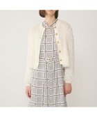 【グレース コンチネンタル/GRACE CONTINENTAL】のフリンジニットカーディガン 人気、トレンドファッション・服の通販 founy(ファニー) ファッション Fashion レディースファッション Fashion for Women トップス・カットソー Cut & Sew Tops ニット Knit Tops & Sweaters カーディガン・羽織り Layered Style Cardigans カーディガン Cardigan, Knitwear ショート Short, Short Length デニム Denim, Jeans Material トレンド Trend, Trending Now バランス Balance, Style Balance フリンジ Fringe, Tassel フロント Front, Front Design メタル Metal, Metal Parts 夏 Summer S/S・春夏 SS, Spring/Summer, Warm Season A/W・秋冬 Autumn/Winter thumbnail ホワイト|ID: prp329100004867146 ipo3291000000036255455