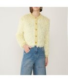 【グレース コンチネンタル/GRACE CONTINENTAL】のフリンジニットカーディガン 人気、トレンドファッション・服の通販 founy(ファニー) ファッション Fashion レディースファッション Fashion for Women トップス・カットソー Cut & Sew Tops ニット Knit Tops & Sweaters カーディガン・羽織り Layered Style Cardigans カーディガン Cardigan, Knitwear ショート Short, Short Length デニム Denim, Jeans Material トレンド Trend, Trending Now バランス Balance, Style Balance フリンジ Fringe, Tassel フロント Front, Front Design メタル Metal, Metal Parts 夏 Summer S/S・春夏 SS, Spring/Summer, Warm Season A/W・秋冬 Autumn/Winter thumbnail イエロー|ID: prp329100004867146 ipo3291000000036255456
