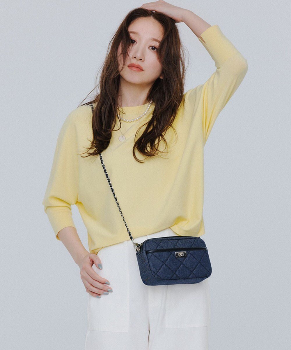 【23区/NIJYUSANKU】の【洗える】コンフォートストレッチ ドルマンスリーブ ニット インテリア・キッズ・メンズ・レディースファッション・服の通販 founy(ファニー) ファッション Fashion レディースファッション Fashion for Women トップス・カットソー Cut & Sew Tops ニット Knit Tops & Sweaters イエロー Yellow 春 Spring 洗える Machine Washable ストレッチ Stretch, Stretchy Fabric スリット Slit, Slit Detail セーター Sweater, Knitwear 人気 Popular, Best Seller ボトム Bottoms, Lower Wear ワイド Wide, Wide Fit S/S・春夏 SS, Spring/Summer, Warm Season 夏 Summer エレガント 上品 Elegant 2025年 2025 2025春夏・S/S Spring/Summer 2025 SS25 イエロー系|ID: prp329100004867156 ipo3291000000036255657