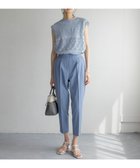 【組曲/KUMIKYOKU】のスーパーライトストレッチテーパード パンツ 人気、トレンドファッション・服の通販 founy(ファニー) ファッション Fashion レディースファッション Fashion for Women パンツ Pants & Trousers 春 Spring ストレッチ Stretch, Stretchy Fabric センター Center, Center Line フラット Flat, Flat Shoes フロント Front, Front Design ヨーク Yoke, Yoke Design ワイド Wide, Wide Fit S/S・春夏 SS, Spring/Summer, Warm Season 夏 Summer thumbnail スモーキーブルー系|ID: prp329100004867170 ipo3291000000036255761