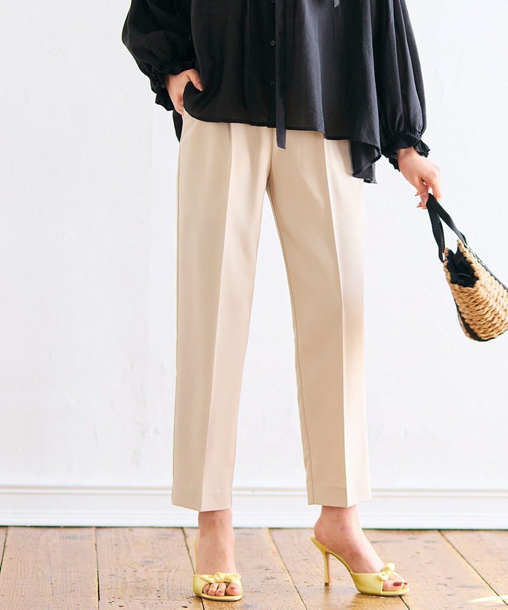 【フェルゥ/Feroux】の美シルエットカラーテーパード パンツ 人気、トレンドファッション・服の通販 founy(ファニー) 　ファッション　Fashion　レディースファッション　Fashion for Women　パンツ　Pants & Trousers　おすすめ　Recommended / Our Picks　カットソー　Cut and Sewn Top　シャンブレー　Chambray, Denim-Like Fabric　チュニック　Tunic, Long Top　人気　Popular, Best Seller　夏　Summer　定番　Standard, Basic Item　春　Spring　S/S・春夏　SS, Spring/Summer, Warm Season　 other-1|ID: prp329100004867177 ipo3291000000036255802