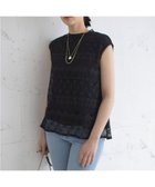 【組曲/KUMIKYOKU】のラッセルレース ブラウス 人気、トレンドファッション・服の通販 founy(ファニー) ファッション Fashion レディースファッション Fashion for Women トップス・カットソー Cut & Sew Tops シャツ・ブラウス・オフィスカジュアル Elegant Blouses & Button-Ups ロングTシャツ・Tシャツ Longline T-Shirts & Tees カットソー・ベーシックTシャツ Cut-and-Sewn Tops / Stretch Tees & Basics 春 Spring カットソー Cut and Sewn Top ケミカル Chemical, Chemical Wash ハイネック High Neck, Mock Neck ボーダー Border, Stripe ラッセル Raschel, Raschel Lace レース Lace, Lace Fabric S/S・春夏 SS, Spring/Summer, Warm Season 夏 Summer エレガント 上品 Elegant thumbnail ブラック系|ID: prp329100004867179 ipo3291000000036255814