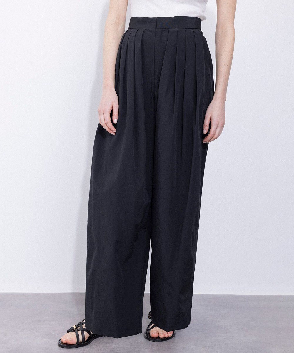 【ネイヴ/NAVE】の【Nave・洗える】ドライタッサー パンツ インテリア・キッズ・メンズ・レディースファッション・服の通販 founy(ファニー) 　雑誌掲載アイテム　Magazine Picks & Fashion Features　ファッション雑誌　Fashion Magazines　ストーリィ　STORY　ファッション　Fashion　レディースファッション　Fashion for Women　パンツ　Pants & Trousers　3月号　March Issue　ポケット　Pocket, Pocket Detail　夏　Summer　春　Spring　S/S・春夏　SS, Spring/Summer, Warm Season　洗える　Machine Washable　雑誌　Magazine, Fashion Magazine　ブラック系|ID: prp329100004867187 ipo3291000000036255863