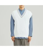 【ジェイプレスヨークストリート/J.PRESS YORK STREET】の【UNISEX】チルデンニット ベスト アイボリー系|ID: prp329100004867189 ipo3291000000036255870