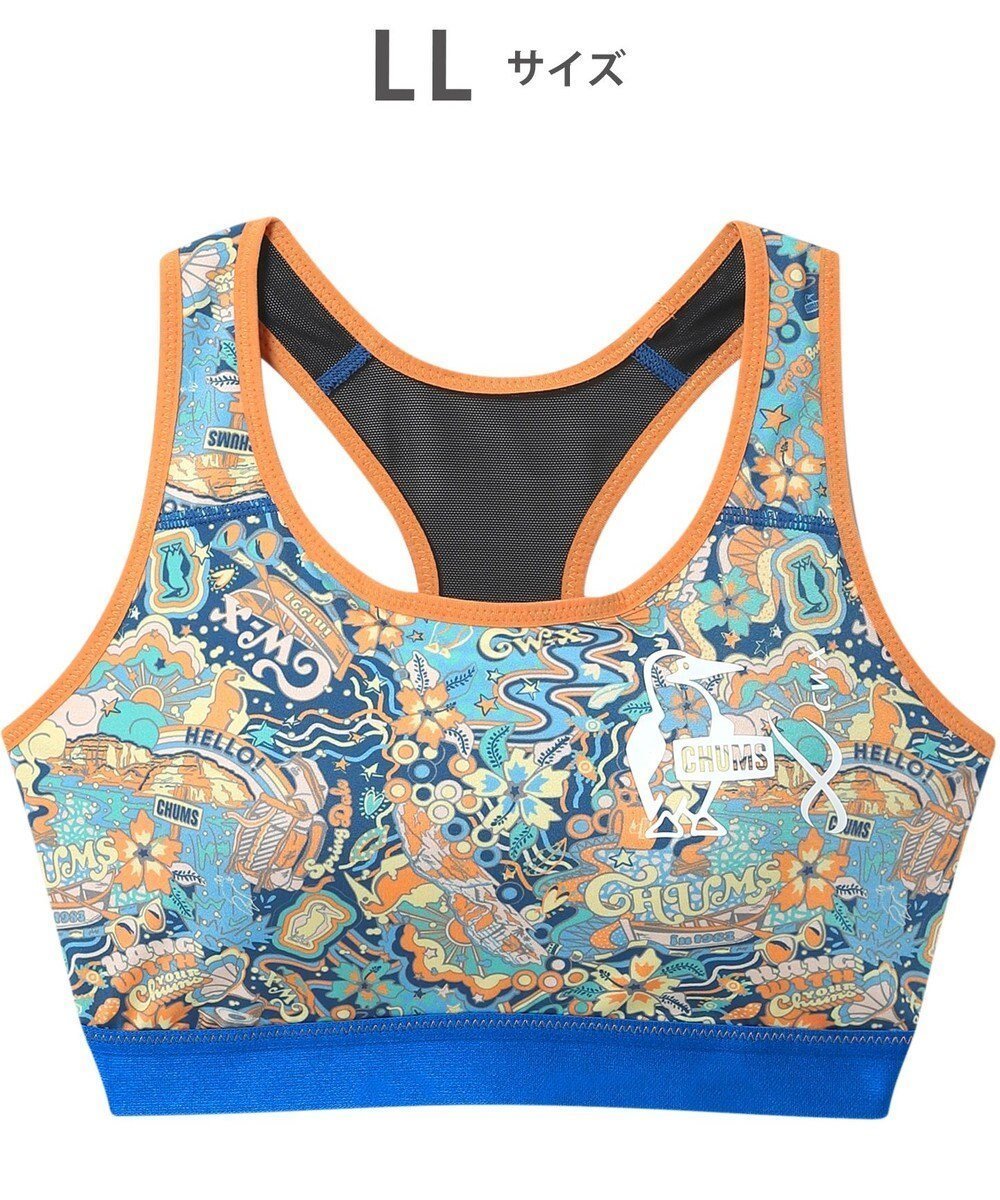 【シーダブリューエックス/CW-X】の【WOMEN】 CW-X 【CHUMS (チャムス)コラボ】 スポーツブラ スポーツゆれケアブラ 【スポーツ時のゆれからバストを守る】 ノンワイヤー トレーニング ジョギング レディース LNY120 /ワコール インテリア・キッズ・メンズ・レディースファッション・服の通販 founy(ファニー) ファッション Fashion レディースファッション Fashion for Women スポーツウェア Functional & Stylish Sportswear アンダー Underwear Essentials コラボ Collaboration, Collab スポーツ Sports, Activewear 定番 Standard, Basic Item ランニング Running, Running Wear, Activewear, Jogging ロング Long, Long-Length ワイヤー Wire, Wired Bra 小旅行 Short Trip ブルー|ID: prp329100004867204 ipo3291000000036255970