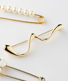 【23区/NIJYUSANKU】のニュアンス ライン ブローチ 人気、トレンドファッション・服の通販 founy(ファニー) ファッション Fashion レディースファッション Fashion for Women 2024年 2024 2024-2025秋冬・A/W Autumn/Winter 2024–25 AW24–25 冬 Winter / This Winter おすすめ Recommended / Our Picks アクセサリー Fashion Accessories シルバー Silver, Metallic Silver シンプル Simple, Minimal ジャケット Jacket, Outerwear ストール Stole, Wrap ブローチ Brooch, Pin Brooch メタル Metal, Metal Parts 帽子 Hat, Headwear A/W・秋冬 Autumn/Winter thumbnail ゴールド系|ID: prp329100004867215 ipo3291000000036256028