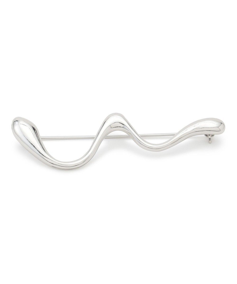 【23区/NIJYUSANKU】のニュアンス ライン ブローチ インテリア・キッズ・メンズ・レディースファッション・服の通販 founy(ファニー) 　ファッション　Fashion　レディースファッション　Fashion for Women　2024年　2024　2024-2025秋冬・A/W　Autumn/Winter 2024–25 AW24–25　冬　Winter / This Winter　おすすめ　Recommended / Our Picks　アクセサリー　Fashion Accessories　シルバー　Silver, Metallic Silver　シンプル　Simple, Minimal　ジャケット　Jacket, Outerwear　ストール　Stole, Wrap　ブローチ　Brooch, Pin Brooch　メタル　Metal, Metal Parts　帽子　Hat, Headwear　A/W・秋冬　Autumn/Winter　シルバー系|ID: prp329100004867215 ipo3291000000036256029