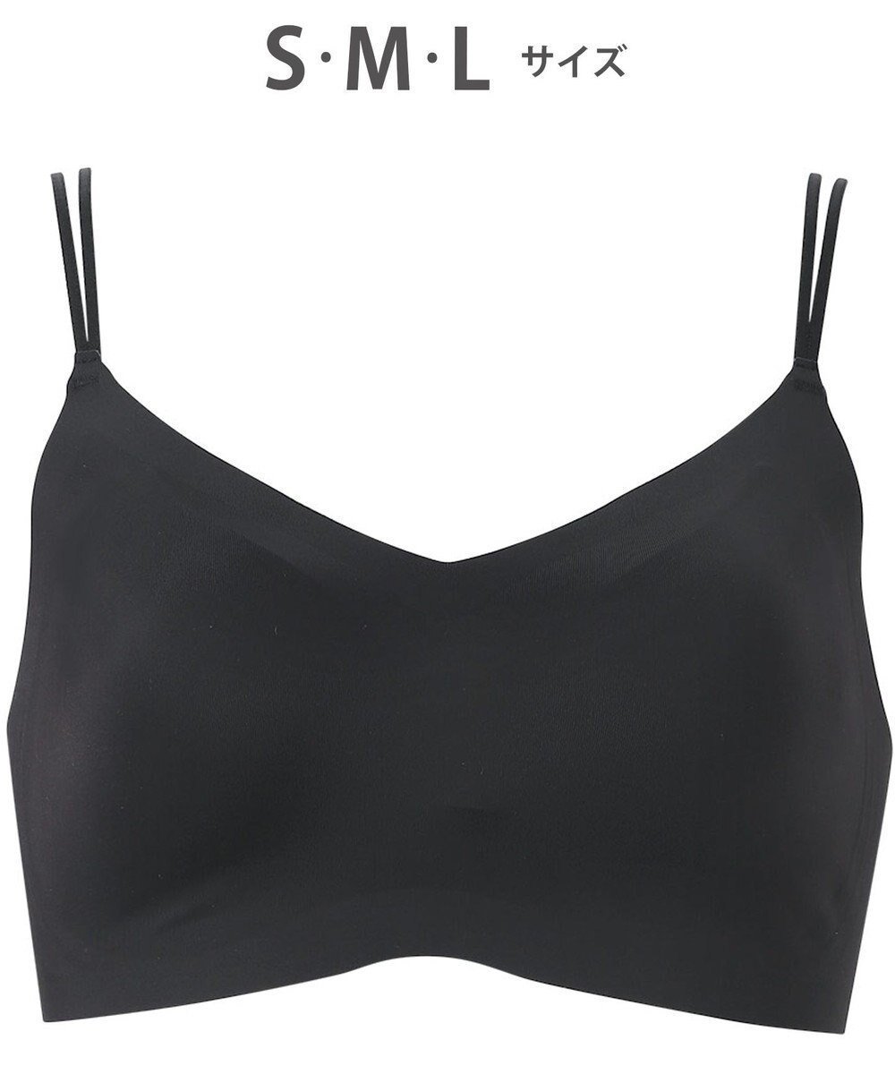 【ワコール/WACOAL】のノンワイヤーブラ 【GOCOCi ゴコチ】 ラクなのにしっかりフィット 立体的なバストシルエット レディース ハーフトップ ブラトップ CGG233 /ワコール インテリア・キッズ・メンズ・レディースファッション・服の通販 founy(ファニー) 　ファッション　Fashion　レディースファッション　Fashion for Women　アンダー　Underwear Essentials　シリコン　Silicone, Silicone Material　シンプル　Simple, Minimal　スタイリッシュ　Stylish, Fashionable　ハーフ　Half, Half-Length　フィット　Fit, Slim Fit　フラット　Flat, Flat Shoes　ブラジャー　Bra, Lingerie　プリント　Print, Printed Pattern　ラップ　Wrap, Wrap Design　ワイヤー　Wire, Wired Bra　ブラック|ID: prp329100004867222 ipo3291000000036256068