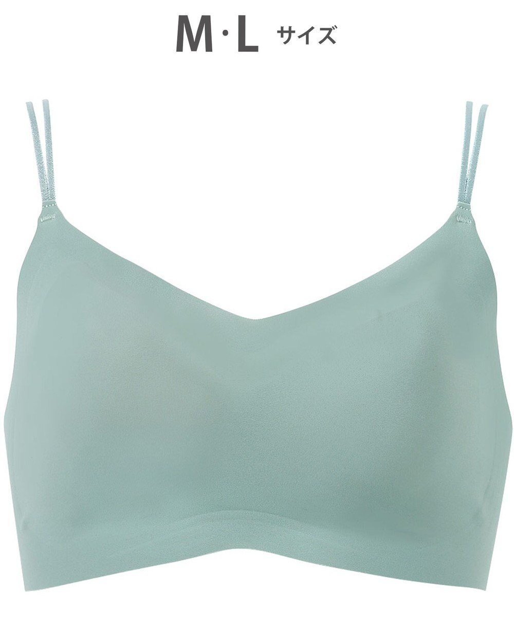 【ワコール/WACOAL】のノンワイヤーブラ 【GOCOCi ゴコチ】 ラクなのにしっかりフィット 立体的なバストシルエット レディース ハーフトップ ブラトップ CGG233 /ワコール インテリア・キッズ・メンズ・レディースファッション・服の通販 founy(ファニー) 　ファッション　Fashion　レディースファッション　Fashion for Women　アンダー　Underwear Essentials　シリコン　Silicone, Silicone Material　シンプル　Simple, Minimal　スタイリッシュ　Stylish, Fashionable　ハーフ　Half, Half-Length　フィット　Fit, Slim Fit　フラット　Flat, Flat Shoes　ブラジャー　Bra, Lingerie　プリント　Print, Printed Pattern　ラップ　Wrap, Wrap Design　ワイヤー　Wire, Wired Bra　サックス|ID: prp329100004867222 ipo3291000000036256071